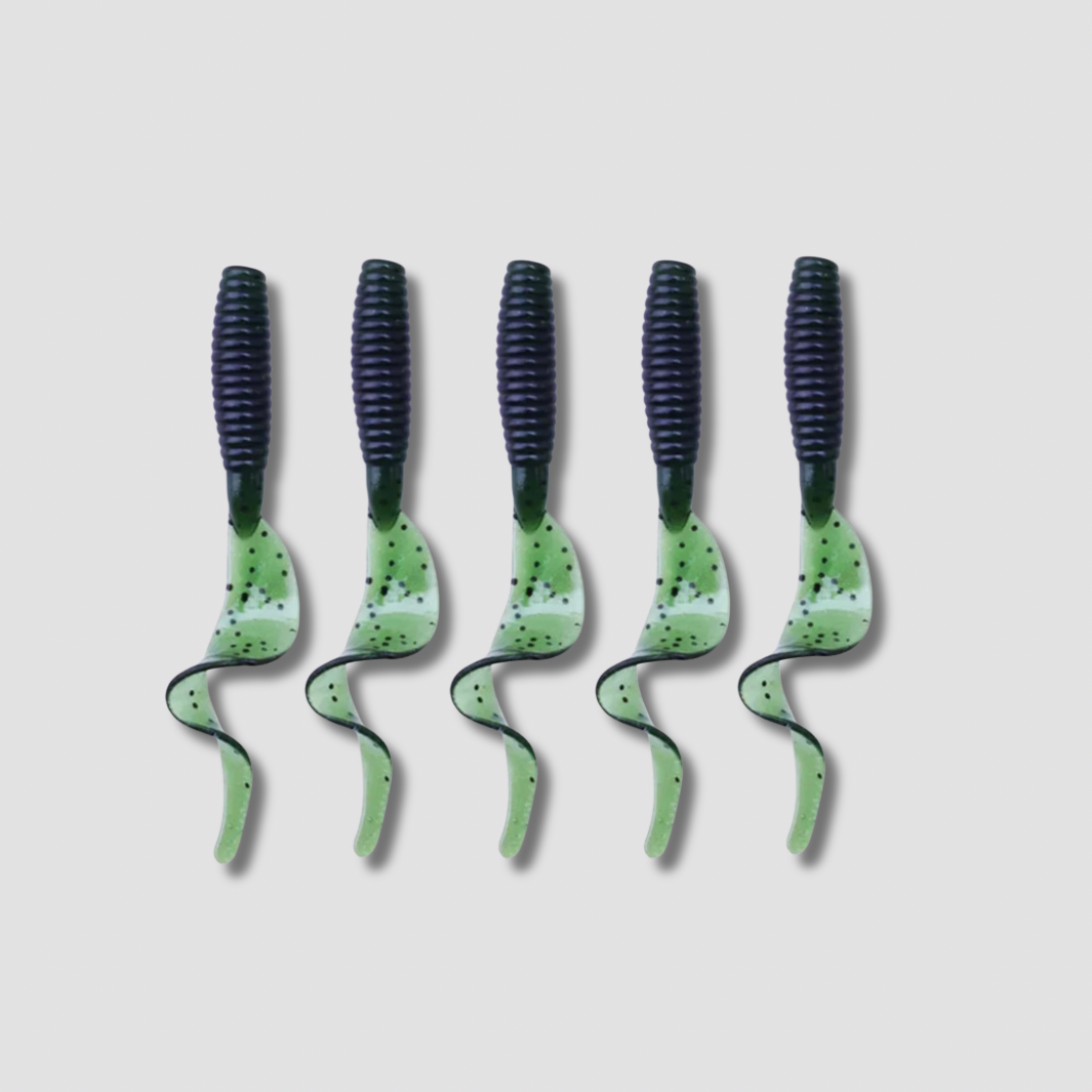 Lot de 10 Leurres Souples 6cm – Plusieurs coloris disponibles pour Pêche en Mer & Rivière L'Univers des Pêcheurs