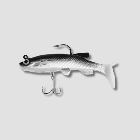 Lot de 2 leurres souples avec deux hameçons- plusieurs coloris au choix L'Univers des Pêcheurs