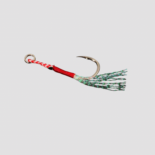 Hameçons Assist à Plumes (x10) – Simples ou Doubles pour Pêche en Mer & Slow Jigging L'Univers des Pêcheurs