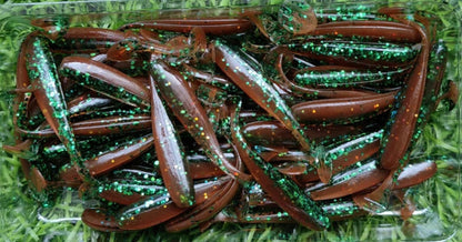 Lot de 50 pièces leurres souple plusieurs coloris et plusieurs dimensions au choix L'Univers des Pêcheurs