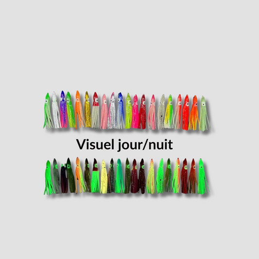 Leurres souple calamars x50 L'Univers des Pêcheurs