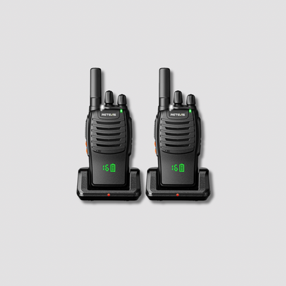 Retevis-Talkie Walperforé à affichage GNE, radio bidirectionnelle, portable pour le camping, communication PMR et FRS, H777H, 1/2 pièces L'Univers des Pêcheurs