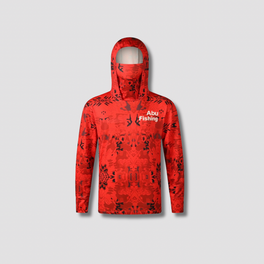 Sweat à Capuche Anti-UV Rouge – Pêche & Plein Air L'Univers des Pêcheurs