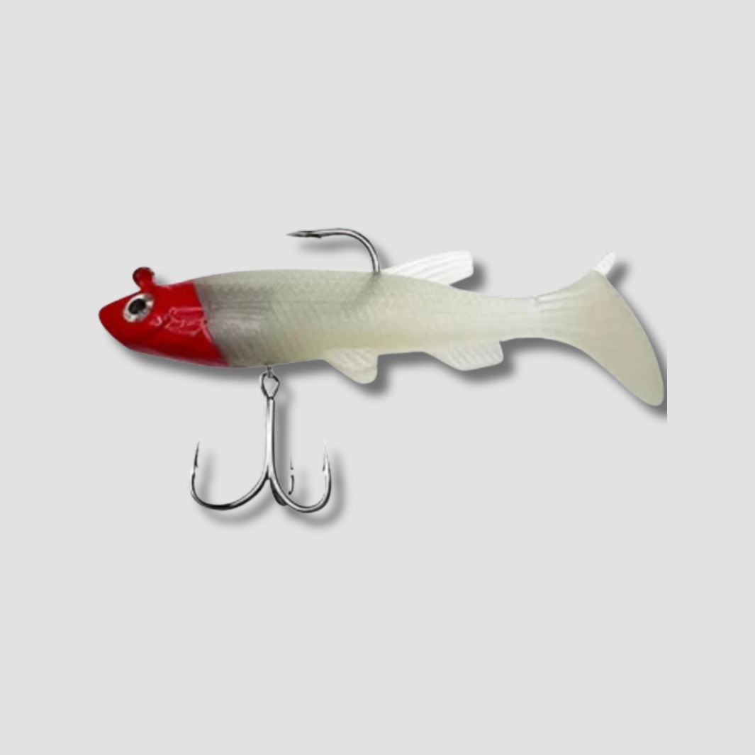Lot de 2 leurres souples avec deux hameçons- plusieurs coloris au choix L'Univers des Pêcheurs