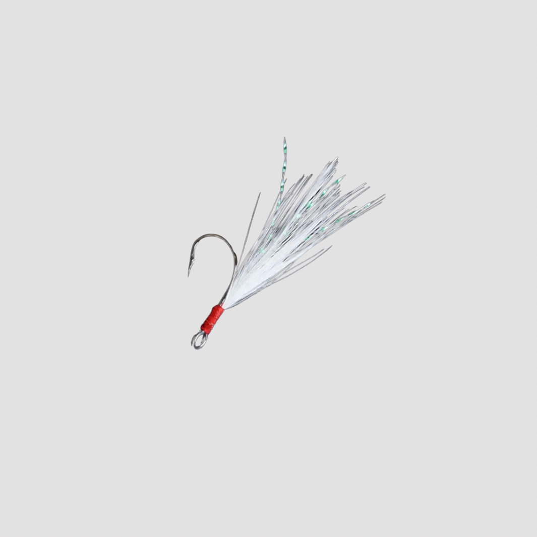 Hameçons Assist OUTKIT à plumes – Acier carbone (x10) L'Univers des Pêcheurs