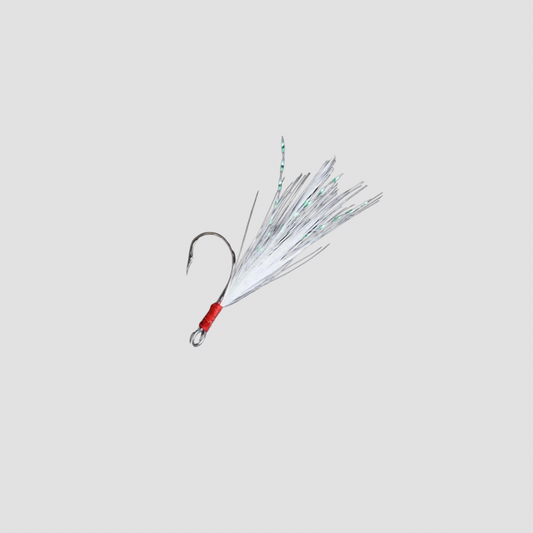 Hameçons Assist OUTKIT à plumes – Acier carbone (x10) L'Univers des Pêcheurs